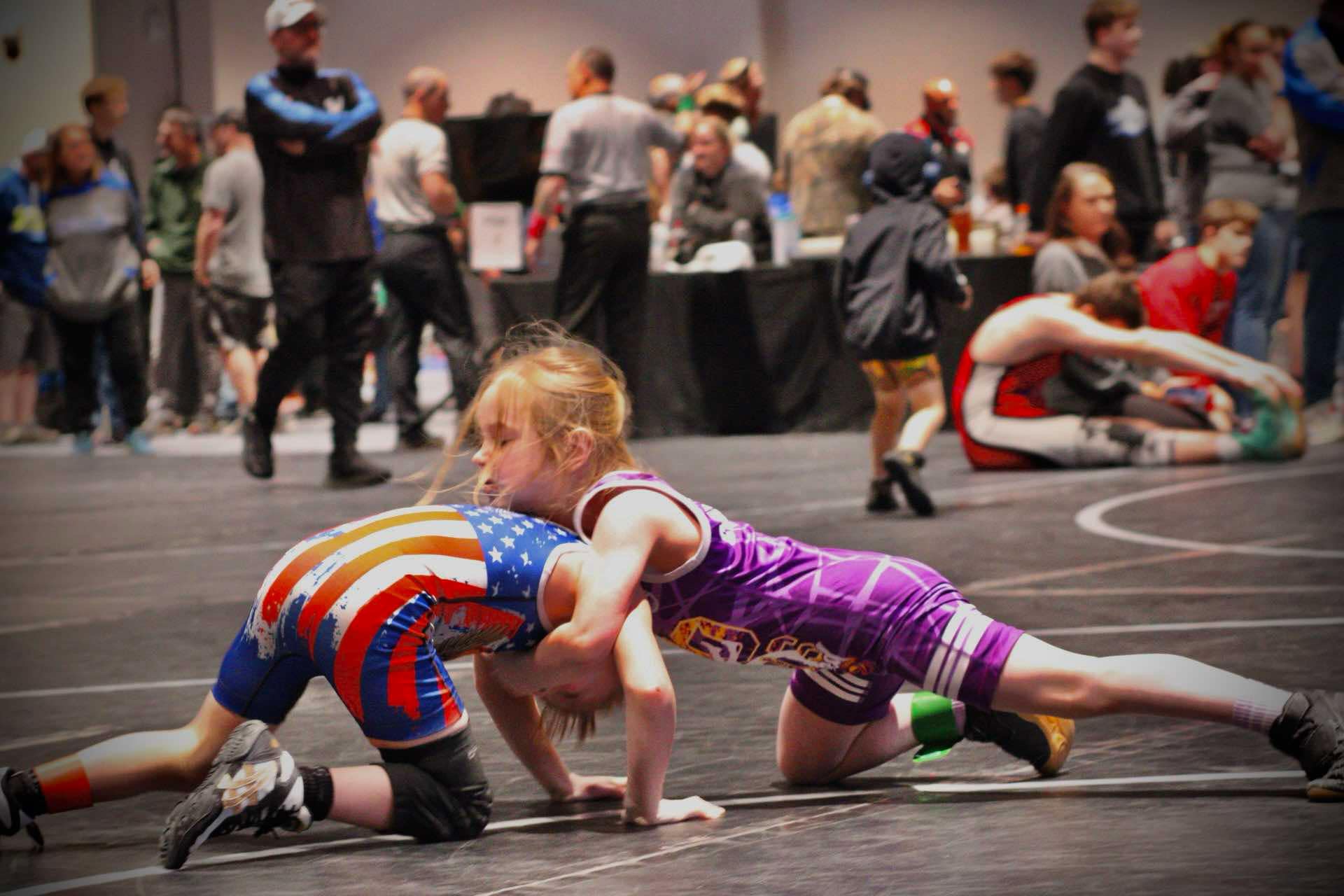 Wrestling team photo