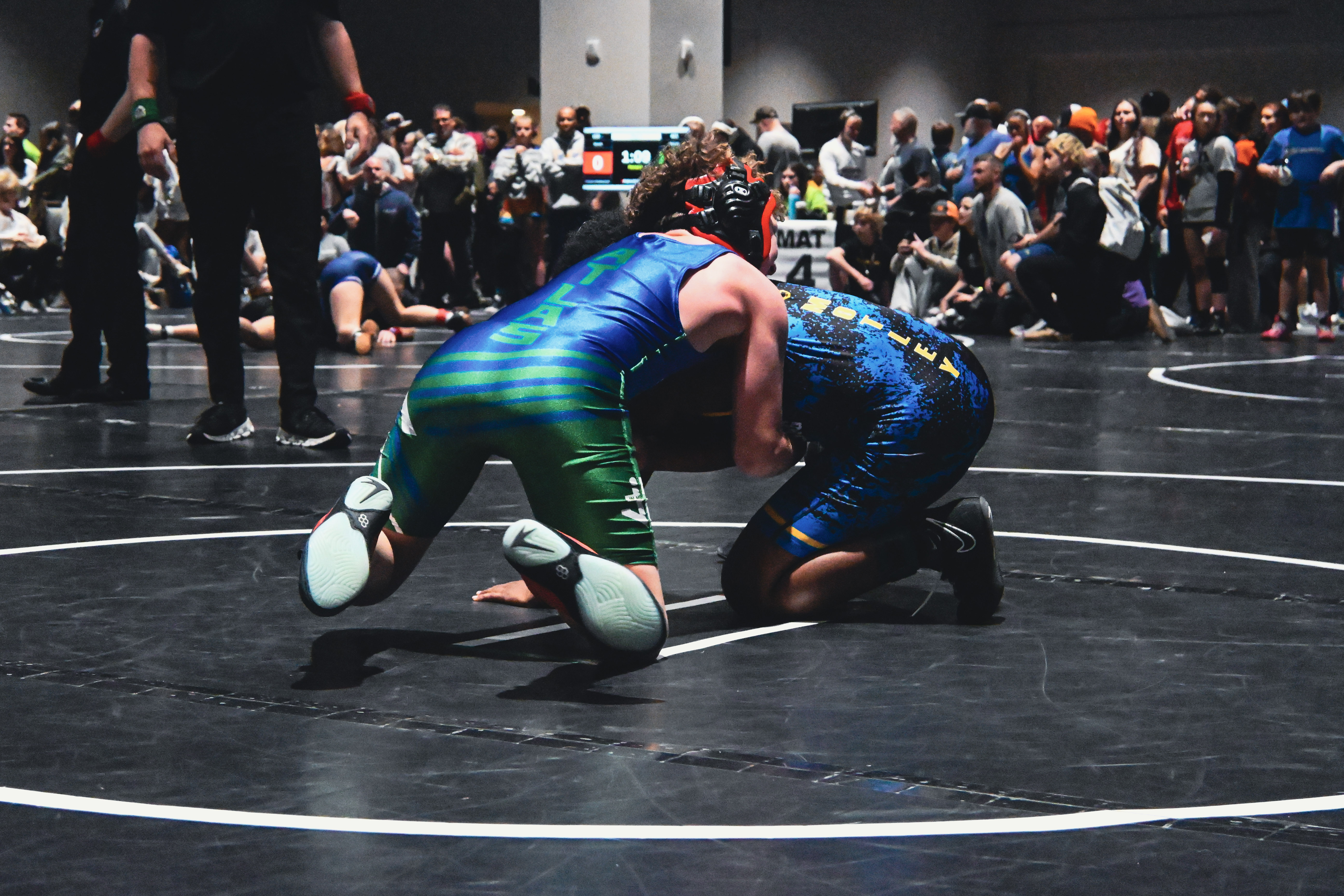 Wrestling team photo